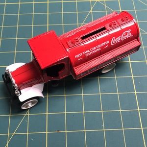 Coca-Cola die cast metal bank